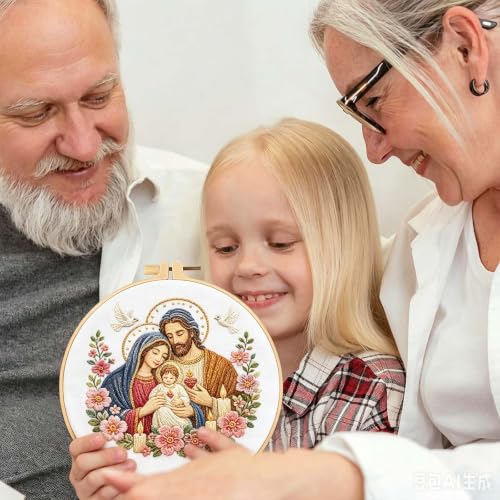 niurenmaoyi Jesus Embroidery Kit for Beginner,Cross Stitch Kit for Adult - color: Embroidery Kits-0621-04