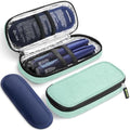 AUVON Lightweight Insulin Cooler Travel Case, 3-Layer Thickened Insulation - color: Light Green