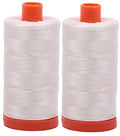 Aurifil Mako 50wt Thread 2 Large Spools: Muslin (2311x2) - color: 2-Pack - Muslin 2311