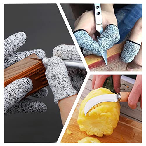 BlingKingdom 10pcs Thumb Protector Finger Covers for Cutting, Finger Cots