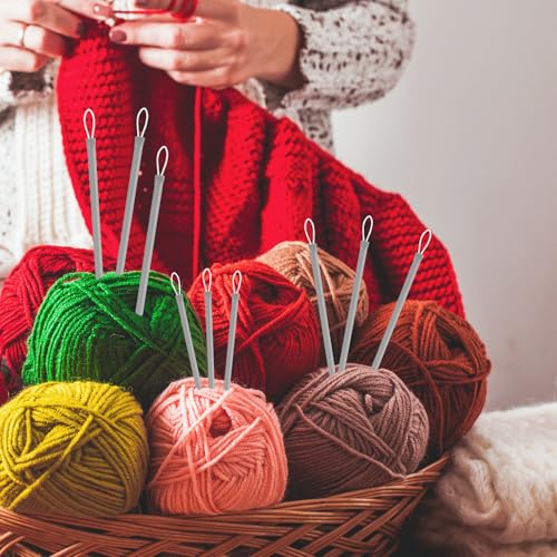 9pcs Yarn Needle, 3 Sizes Large Eye Tapestry Needle for Yarn Darning Weave Nylon Thread Rope Threader Big Finishing Wool Needles Embroidery Weaving Tools for Hand Crafts Sewing Knitting Crochet