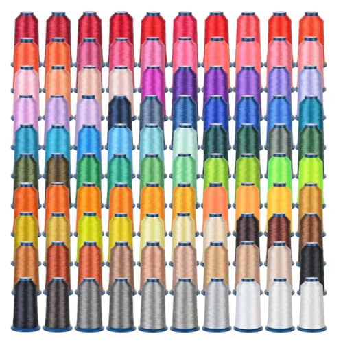 BAI Embroidery Thread Set 100 Colors 40WT 108D/2 Polyester Thread 4000M - color: 100colors