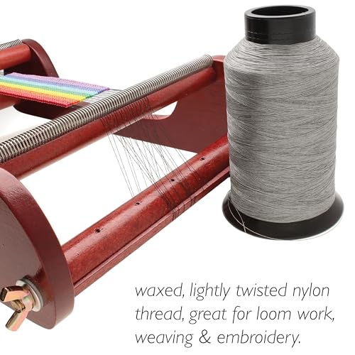 The Beadsmith Nymo Thread, Made of Nylon - color: Grey, size: Size D, 1584 Yards