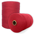 100% Cotton Loom Warp Thread (Red), 8/4 Warp Yarn (800 Yards), Perfect for Weaving: Carpet, Tapestry, Rug, Blanket or Pattern - Warping Thread for Any Loom - color: Red