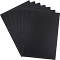 Similane 6pcs Aida Cloth 14 Count Cross Stitch Fabric,Black,12 by 18 Inch - color: Black