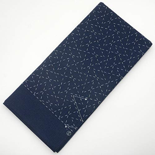 DARUMA Sashiko Sampler Original Cloth Navy Color (Mountain Range) - color: Mountain Range