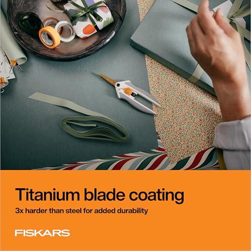 Fiskars 6" Easy Action Micro-Tip Titanium Detail Fabric Scissors - style: Micro-Tip Titanium Easy Action