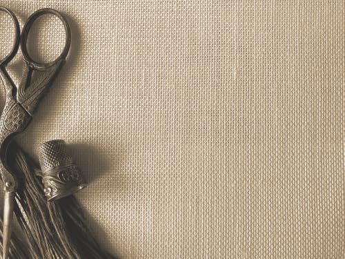 Linen Evenweave for Embroidery 25ct Dublin, Cream 222 - color: Cream 222