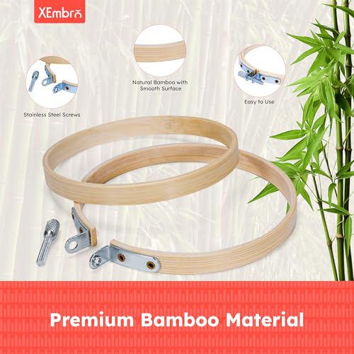 XEmbro Embroidery Hoops, 4 Inch, 9 Pieces - style: 4 Inch