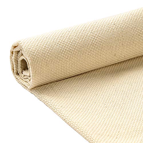 Pllieay Tufting Cloth Punch Needle Fabric, Embroidery Fabric, Monks Cloth - size: 1pcs 26.4 x 19.3 Inch