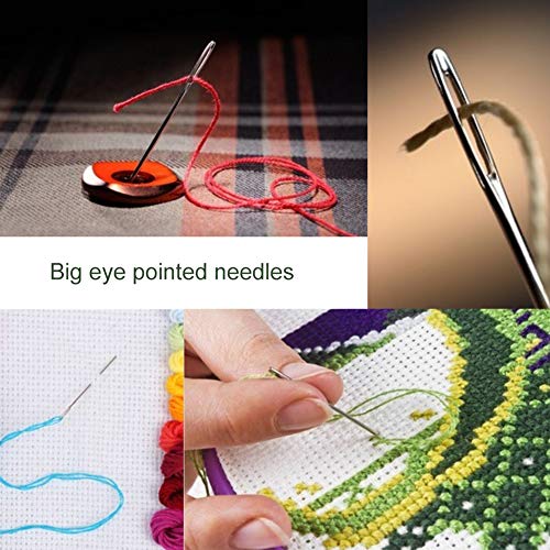 Wonvoc Long Needle, 9 Pcs 4.9''/5.9''/6.9'' Long Sewing Needles - size: 9 PCS-1