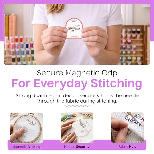 Aspen Lane Magnetic Needle Minder Needlepoint Accessory (Grandma Hobbies) - color: Grandma Hobbies