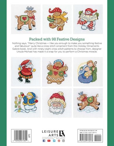 Holiday Ornaments Galore: 98 Festive Cross Stitch Ornaments