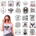 Dazoratix Romantasy Fantasy Iron on Transfers - 20 Sheets DTF Ready to Press Heat Patches Paper Book Lover Vinyl Stickers Decals for T Shirts Women Clothes Clothing Bag DIY Crafts Appliques Decoration - style: Romantasy Fantasy