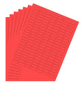 Royal Green Printable Rectangle Labels, 1 x 0.375 Inch - 1540 Pack - color: Red, size: 1540