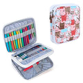 Teamoy Crochet Hook Organizer Case, Empty Crochet Hook Holder, Cats Pink - color: Cats Pink