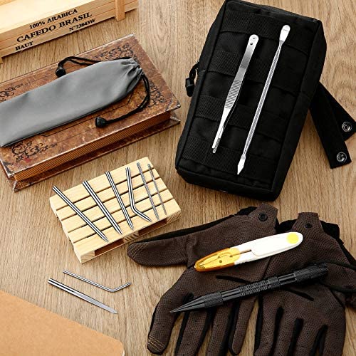 Ferraycle 12 Pcs Paracord FID Knotters Tool Set Stainless Steel, Black - style: Black
