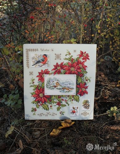 Cross-Stitch Winter Sampler Kit by Merejka