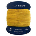 Yokota Daruma Sashiko Thread Single and Variegated Color (Brown Gold, Thin 40M Card) - color: Brown gold