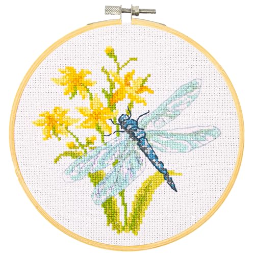 DIAMOND DOTZ Spring Flight Stamped Cross Stitch for Adults, Counted Pattern - color: Spring Flight