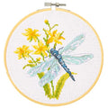 DIAMOND DOTZ Spring Flight Stamped Cross Stitch for Adults, Counted Pattern - color: Spring Flight