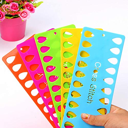 5 Pack Embroidery Floss Organizer 20 Positions Cross Stitch Thread Holder