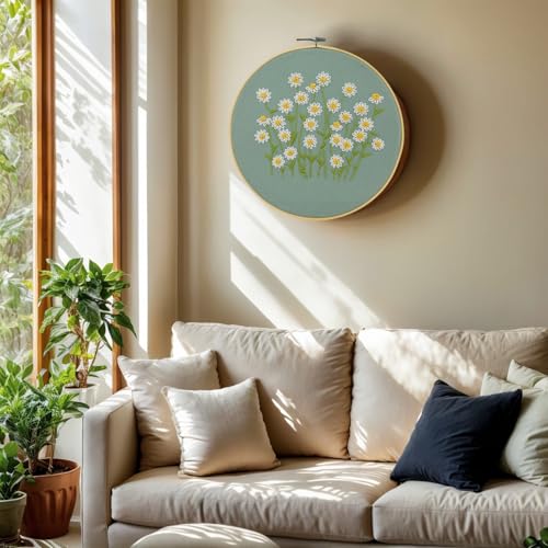 Beginner Embroidery Kit for Adults and Kids with Step by Step Instructions