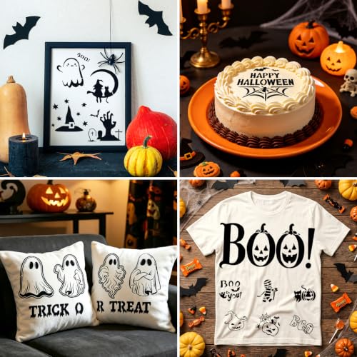 28 Pcs Halloween Stencils Reusable Stencils for Crafts Painting - color: Halloween