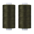 Simthread All Purpose Thread Polyester 400Y Dark Olive Green - color: Dark Olive PP#059