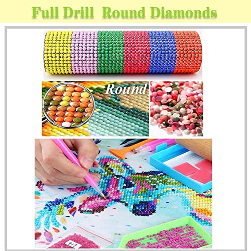 NEGEKFKX 3 Pack Flower Cross-Stitch Kits for Adults Beginners - color: Diamond painting-3pack-6