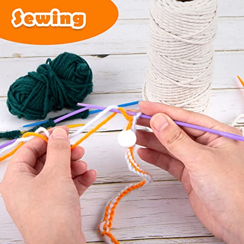 LOVEINUSA 100PCS Plastic Needles for Kids, Large Eye Yarn Needles for DIY Stitchery Plastic Sewing Needles Tapestry - style: Multicolor-2