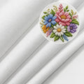 Needlepoint Canvas 18 Mesh, Cotton & Linen Blend, White, 18" x 20" - size: 18-Mesh