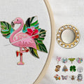 Magnetic Needle Minder Magnet Embroidery Accessories and Supplies Embroidery Needle Holder Cross Stitch Holder Needlework Supplies (Flamingo) - size: flamingo
