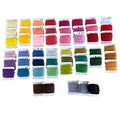 Embroidery Floss,52 Rainbow Colors Hand Embroidery Thread on Bobbins.