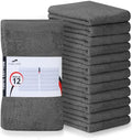 Utopia Towels Kitchen Bar Mops, Pack of 12, 16x19 in, 100% Cotton, Grey - color: Grey, size: 12 Pack