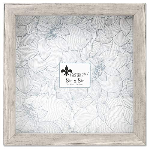 Lawrence Frames Shadow Box Frame, 8x8, Natural Gray - color: Natural Gray, size: 8 x 8 inches