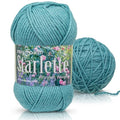 Mary Maxim Starlette Yarn, Soft Acrylic Yarn, 3.5 OZ, 180 Yards, Aqua - color: Aqua