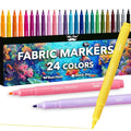 Mr. Pen- Fabric Markers, 24 Pack, Colorful