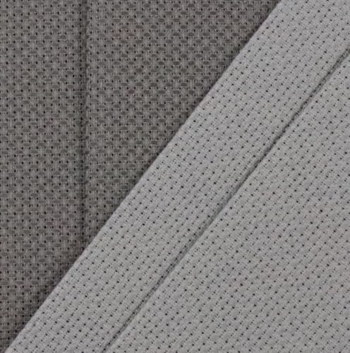 KCS 4/6 pc of 12" x 18"(30cmx45cm) 16 Count Cotton Aida Cloth Cross Stitch Fabric (4 pc,Medium Grey+Dark Grey) - color: Medium Grey+dark Grey, size: 4 pc