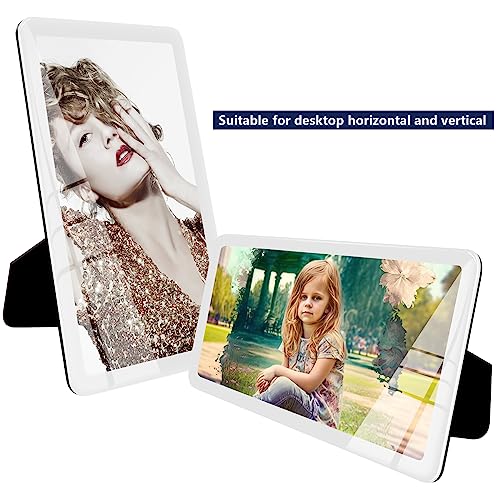Bluesun 4×8 Picture Frame White, Vertical & Horizontal Wall & Tabletop - color: white, size: 4x8 （1 Pcs）