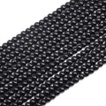 400PCs 4mm Black Glass Pearl Beads Bulk, Round Smooth Hole Fake Pearls for Jewelry Making, DIY Bracelets, Necklaces, Bag Charms, Keychains and Craft Supplies - color: Pearl - Black, size: 4MM