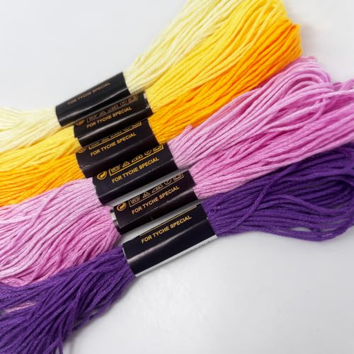 Howie's Needlepoint Flower Needlepoint Kits for Adults & Beginners, 18 Mesh Printed Needlepoint Canvas, Stamped Patterns Canvas Starter Kits(Violet Flower,5"x 5") - color: Violet Flower