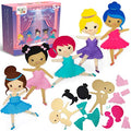 Ballerina Sewing Kit for Kids Ages 5-12 - 5 Felt Dancer Dolls, Beginner - color: Ballerina Kit