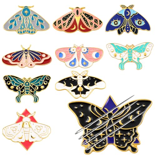 Wavyknot 10 Pcs Butterfly Needle Minder Magnetic Needle Keeper - style: Butterfly