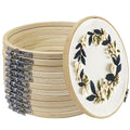 8 Inch 12Pcs Embroidery Hoops, Round Hoop Rings Bulk, for Cross Stitch & Crafts - style: 8IN/20CM