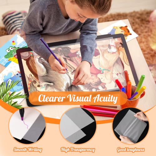 120 Sheets 8.5”x 11” Tracing Paper, Loose Translucent Trace Drawing Paper - size: 8.5" x 11", 120 sheets, style: loose tracing drawing paper