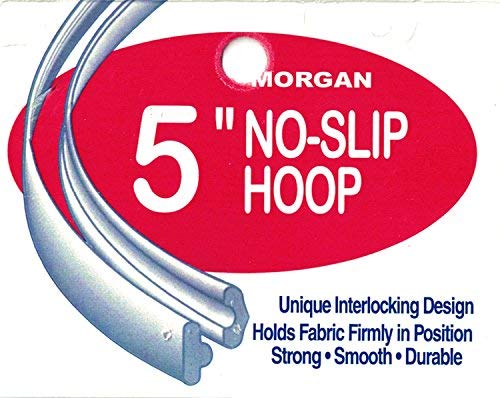 Morgan Quality Products No-Slip Embroidery Hoops Bundle, Interlocking Tongue and Groove Design (9", 7", and 5") - size: 9", 7", and 5"