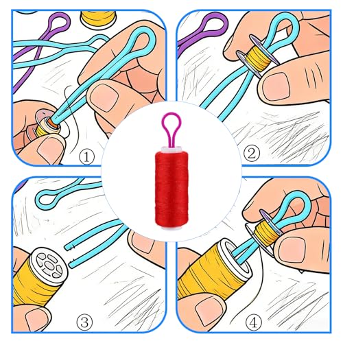 HJZHII 100 PCS Bobbin Holder, Sewing Bobbin Thread Holders