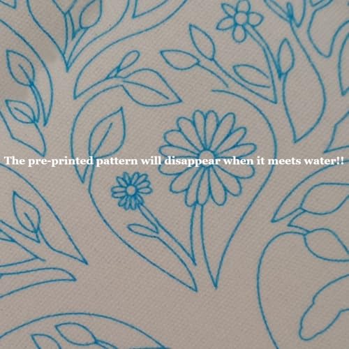 Esffaci Embroidery Kit for Adult Beginner Flower Tree Hand Embroidery Set - color: Tree