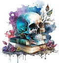 Moohue Stamped Cross Stitch Kits for Adults Clearance Skull 14CT Pre Printed Cross Stitch Kits for Beginners (Skull 4) - color: Skull 4
